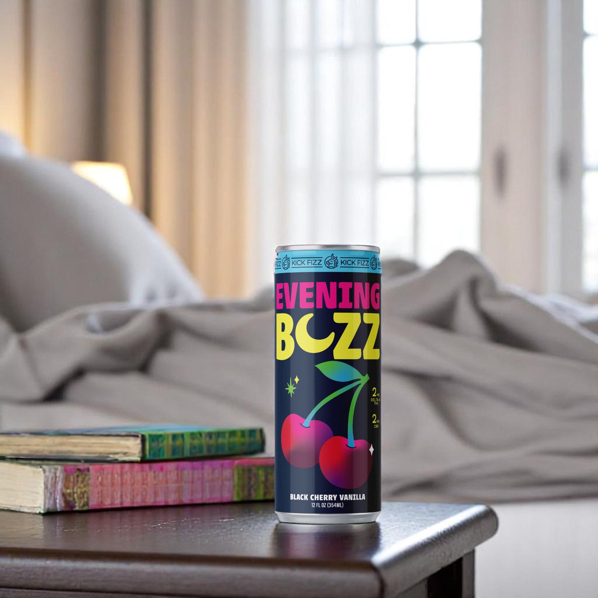 Evening Buzz - Black Cherry Vanilla – Kick Fizz